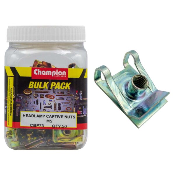 HEAD LAMP CAPTIVE NUTS M5