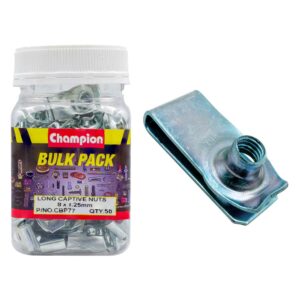LONG CAPTIVE NUTS M8 x 1.25mm