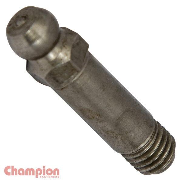 ANG 1/4" UNF 90 Degree Angled Grease Nipple | Size: 1/4 UNF - Part #635-187