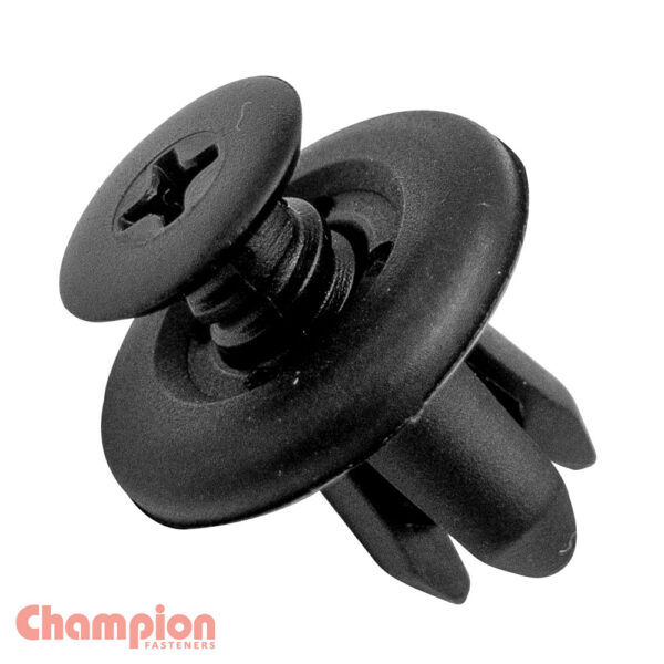 SCRIVETS :BLACK LEN:12mm HOLE:8mm HD:18mm - Image 2