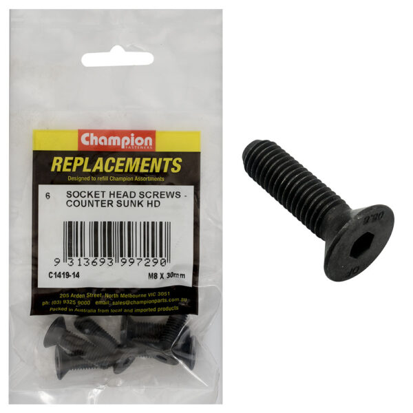SOCKET HEAD CAP SCREWS-CSK-M8 x 30mm