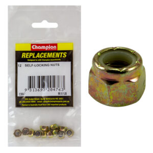 HEX NUTS-SELF LOCKING-NYLON INSERT-M6 x 1.00mm