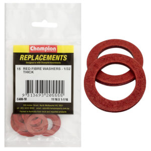 WASHERS-FLAT-FIBRE-11/16" x 1-1/16" x 1/32"-RED