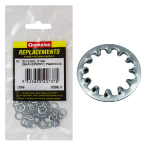 WASHERS-SHAKEPROOF-INTERNAL-1/4"-ZINC PLATED