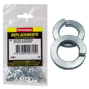 WASHERS-SPRING-FLAT SECTION-6mm-ZINC PLATED