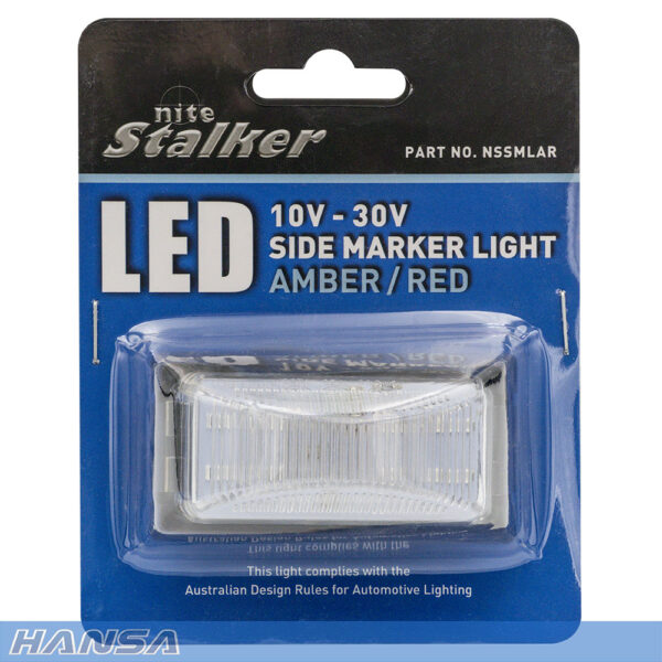 NITE STALKER SIDE MARKER - AMBER / RED