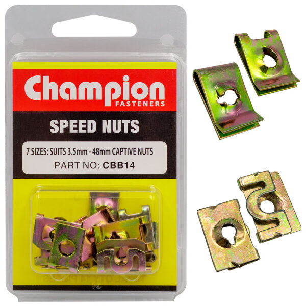 BLISTER ASSORTMENT SPEED NUTS