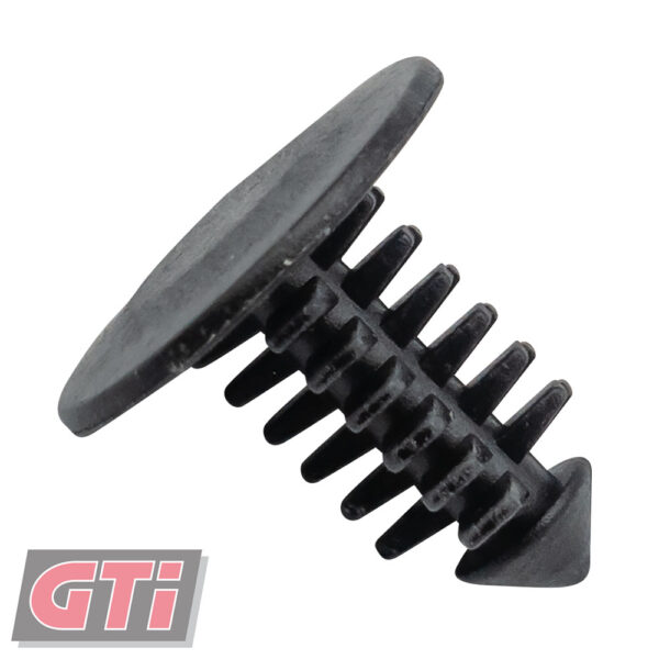 XMAS TREE CLIPS-COL: Matte Black-HEAD: 14.3x14.8mm-HOLE: 6-6.5mm