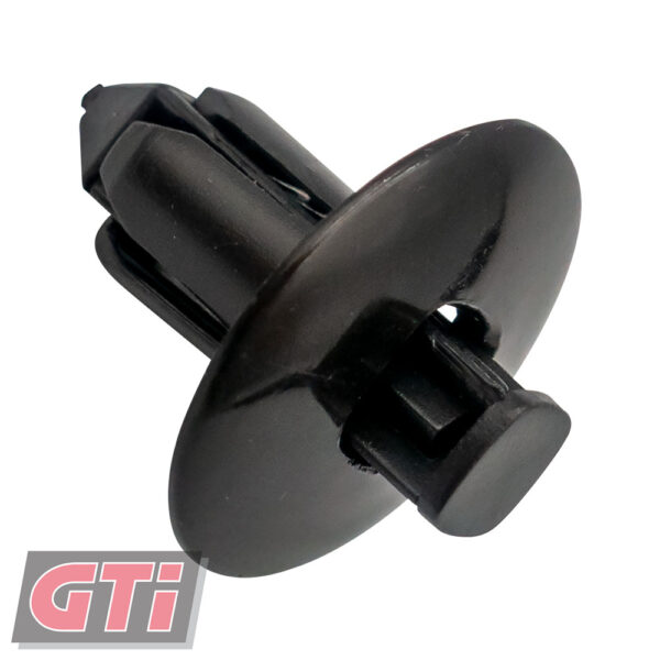 PUSH RETAINERS-COL: Gloss Black-HEAD: 19.8x22.3mm-HOLE: 8mm