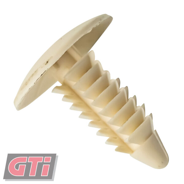 XMAS TREE CLIPS -COL: White-HEAD: 18x22mm-HOLE: 6.6-7.5mm