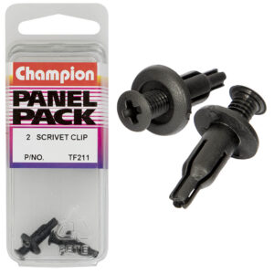 SCRIVETS-COL: BLACK-LEN: 13mm-HOLE: 5mm-HEAD: 10mm