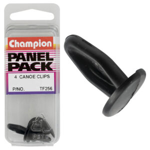 CANOE CLIPS-COL: BLACK-LEN: 15mm-Hole: 6mm-HEAD: 14mm