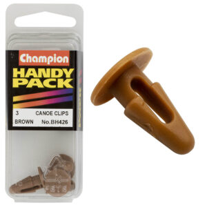 CANOE CLIPS-COL:BROWN-LEN:16.8mm-HOLE:6.6 - 7.8mm-HEAD:14mm