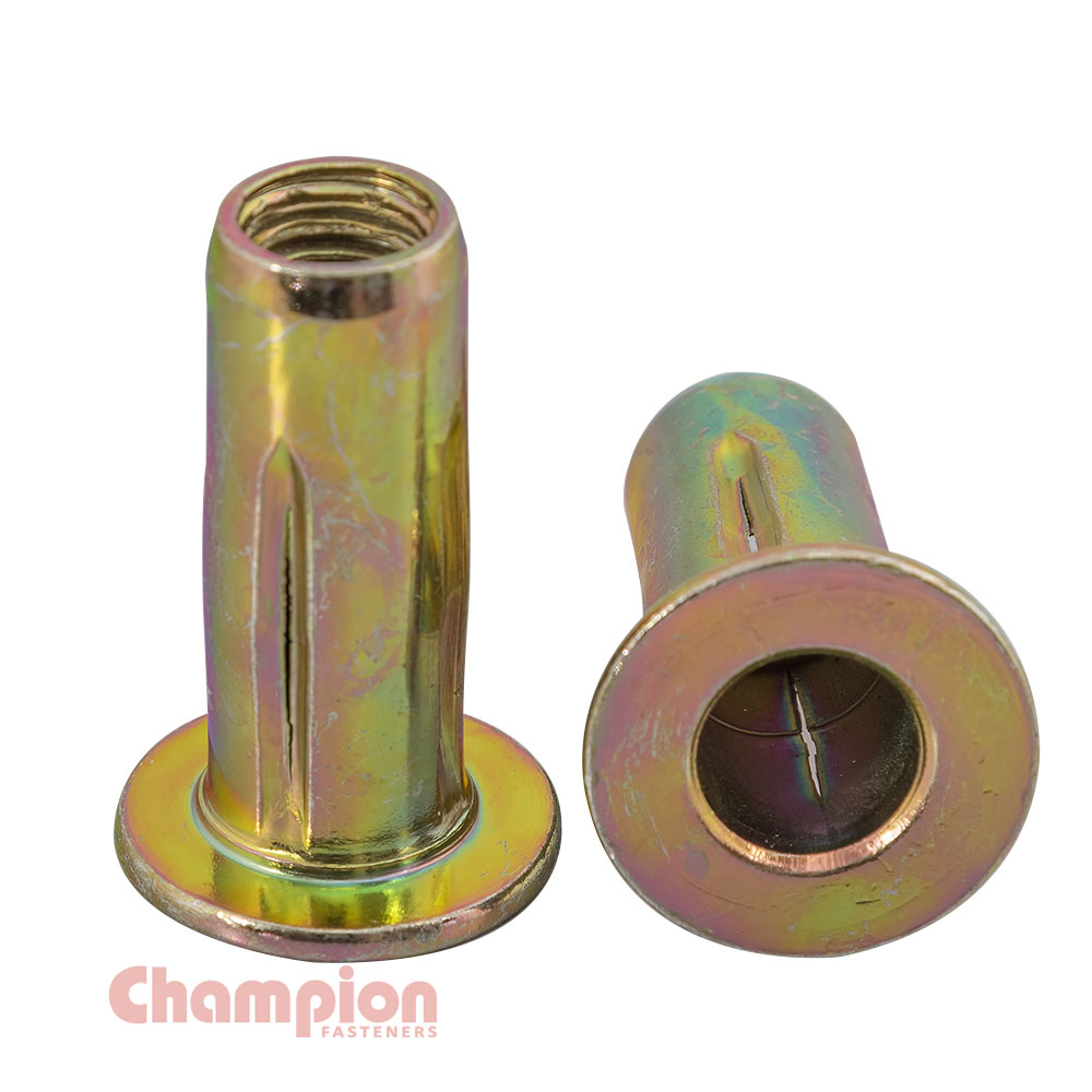 M8 Steel Cross Rivet Nuts — Champion Parts