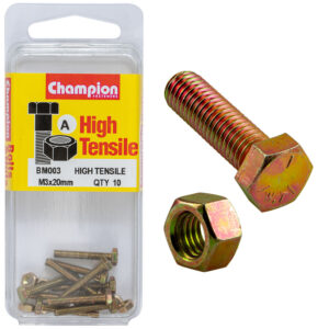 HEX SET SCREW HIGH TENSILE M3 x 20mm GRADE 8.8