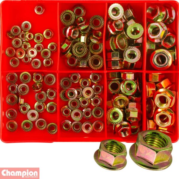 Metric Serrated Flange Nut Assortment