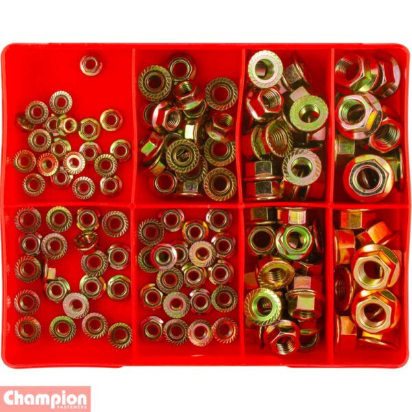 Metric Serrated Flange Nut Assortment - Image 2