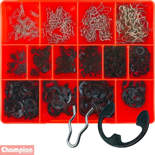E Clip & Retainer Spring Assortment