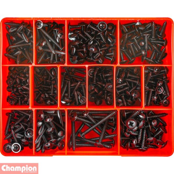 Phillips Mushroom Head Self-Tapping Screws Assortment - Image 2