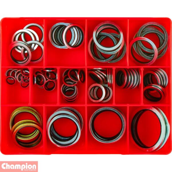 Metric Bonded Sealing (Dowty) Washers Assortment - Image 2