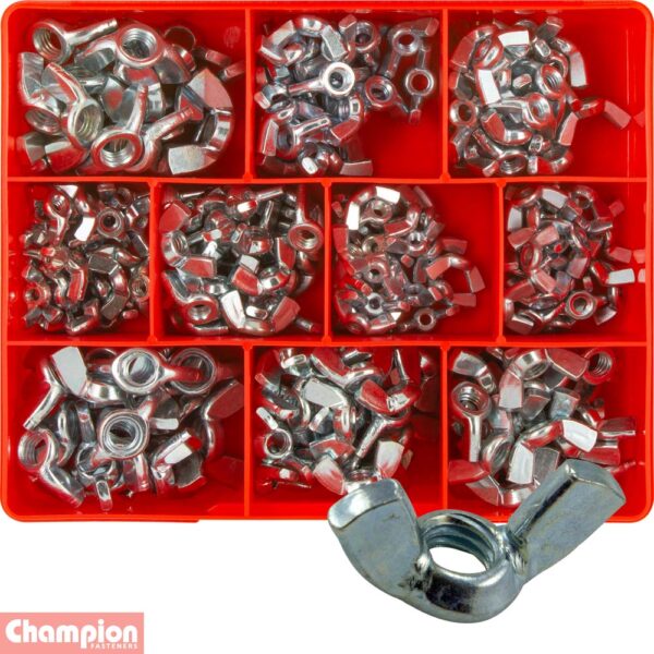 Metric/UNC Steel Wing Nuts Assortment