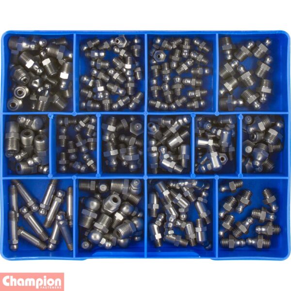 S/S Metric & Imperial Grease Nipple Assortment - Image 2