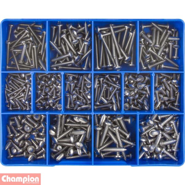 S/Steel Pan Head Self-Tapping Screw Assortment - Image 2
