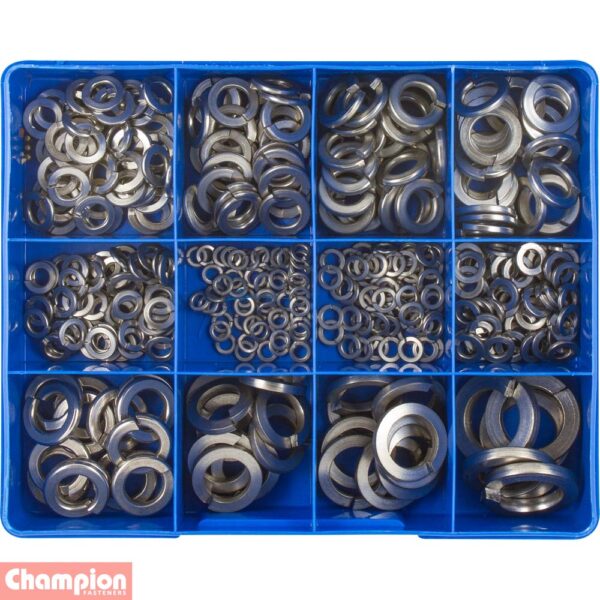 S/Steel Metric & Imperial Spring Washers Assortment - Image 2