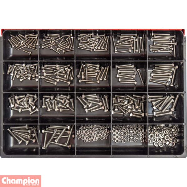 Metric Small Set Screw & Nut S/Steel Master Kit - Image 2