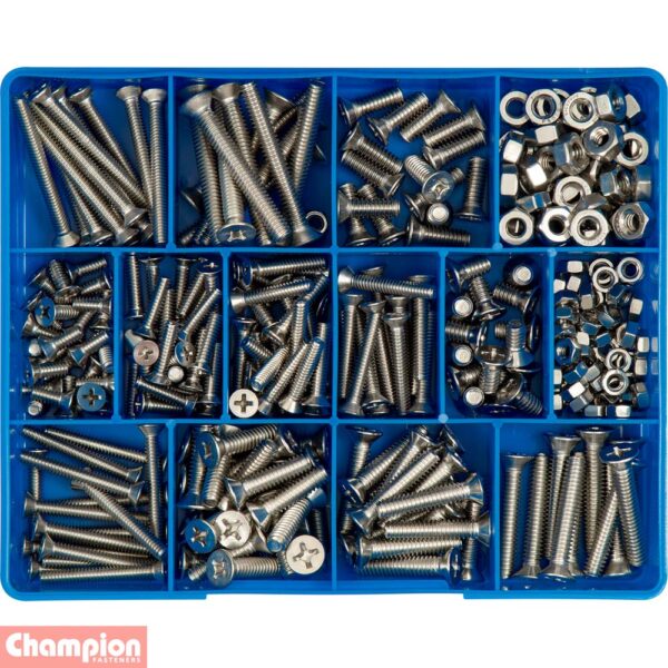 S/Steel Imperial Phillips Countersunk Screws Assortment - Image 2
