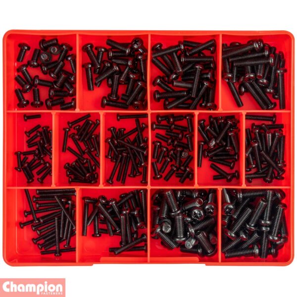 Metric Black Machine Screw Assortment - Image 2