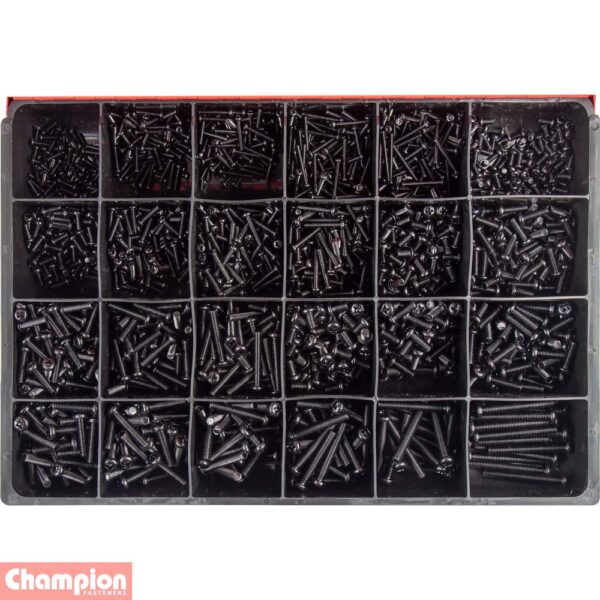 Metric Black Machine Screw Master Kit - Image 2
