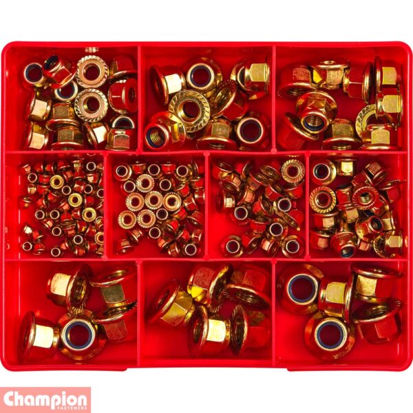 Metric Self-Locking Flange Nuts Assortment - Image 2