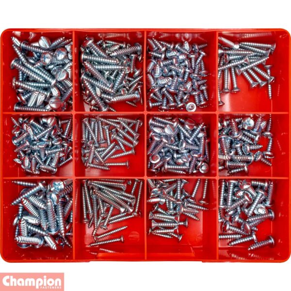 Combination Slotted Phillips Self-Tapping Screw Assortment - Image 2