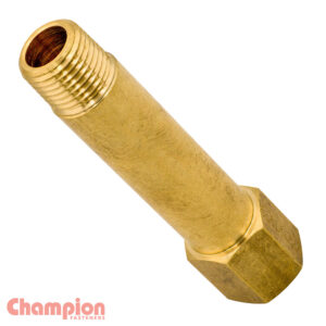 GAUGE ADAPTOR BRASS 1/8 NPT MALE - 1/8 NPT FEMALE - EXT 50mm